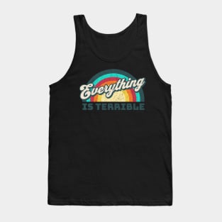 Everything is Terrible Funny Rainbow Tank Top